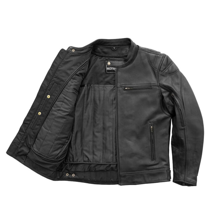 Top Performer Men's Motorcycle Leather Jacket - Image 2