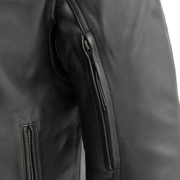 Top Performer Men's Motorcycle Leather Jacket - Image 3