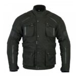 BGA VELOCITY WP MOTORCYCLE CORDURA JACKET BLACK