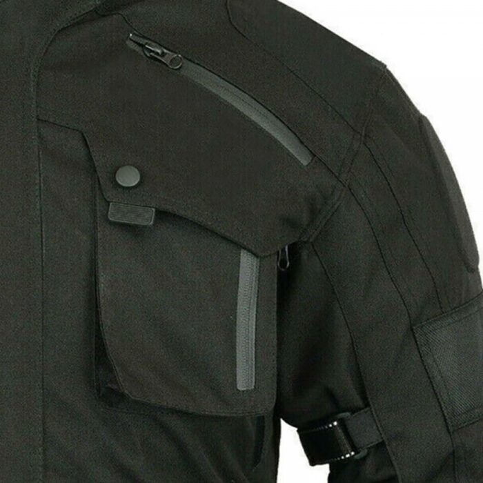 BGA VELOCITY WP MOTORCYCLE CORDURA JACKET BLACK - Image 4