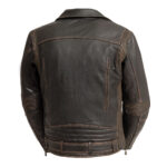 Wrath Men's Motorcycle Leather Jacket - Image 4