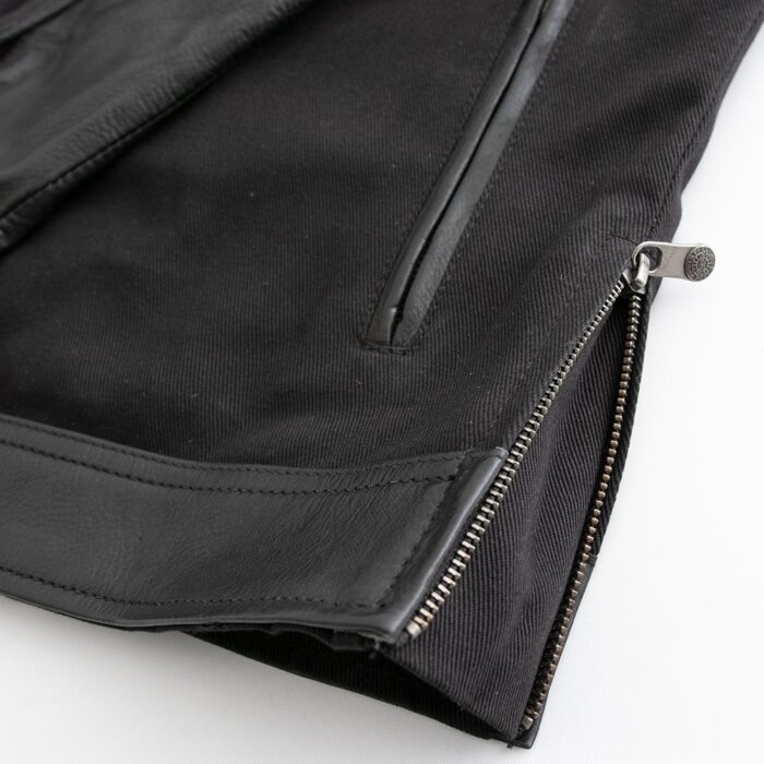 Maverick Men's Motorcycle Leather Jacket - Image 3