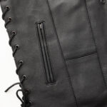 Top Biller Men's Motorcycle Western Style Leather Vest - Image 4