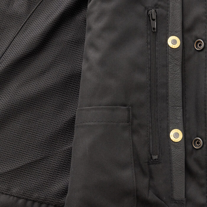 Top Biller Men's Motorcycle Western Style Leather Vest - Image 3