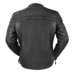 Maverick Men's Motorcycle Leather Jacket - Image 2