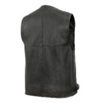 Rodeo - Men's Motorcycle Western Style Leather Vest - Image 2