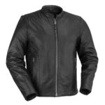 Ace Men's Leather Motorcycle Jacket