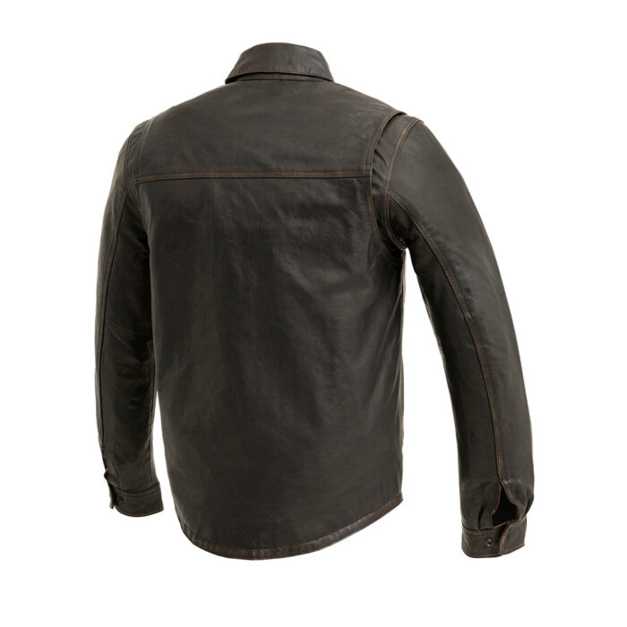 Maduro - Men's Motorcycle Leather Shirt - Image 2