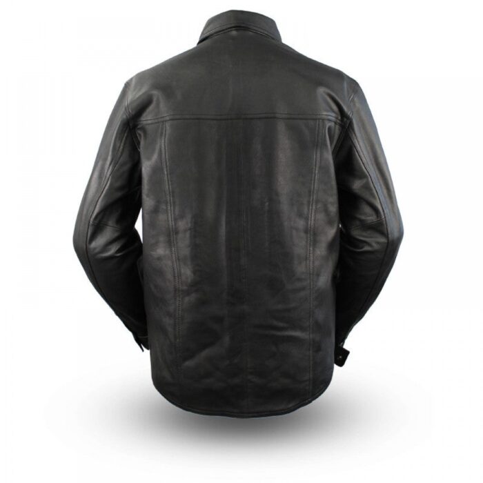 Milestone - Men's Leather Motorcycle Shirt - Image 2