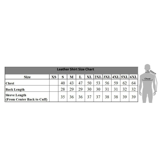 Black & White Men's Genuine Soft Leather Light- Weighted T-Shirt Motorcycle - Image 3
