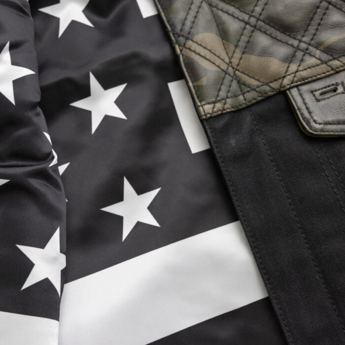 Green Camo Leather Motorcycle Vest Ranger Club Style Diamond Quilted Riding Bikers Vest - Image 3