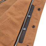 Hunt Club Standard - Motorcycle Leather Canvas Vest - Image 4