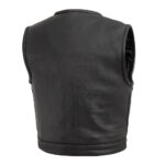 Lowside Men's Motorcycle Leather Vest - Image 5