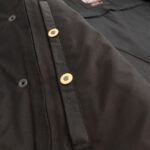 Sharp Shooter Men's Motorcycle Leather Vest - Olive - Image 3