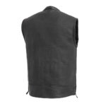 Rampage - Men's Motorcycle Leather Vest - Image 4