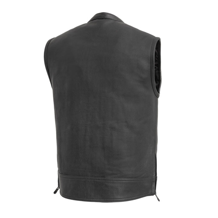 Rampage - Men's Motorcycle Leather Vest - Image 4