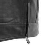 Rampage - Men's Motorcycle Leather Vest - Image 3