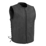 Venom Men's Motorcycle Leather Vest