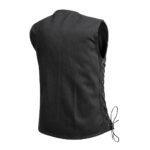 Tiff Women's Motorcycle Twill Vest - Image 2