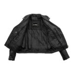 Lesley - Women's Leather Motorcycle Jacket - BHBR - Image 3