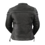 Maiden - Women's Motorcycle Leather Jacket - Image 2