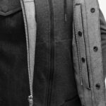Essex Women's Motorcycle Denim Vest with Removable Sweatshirt - Image 3