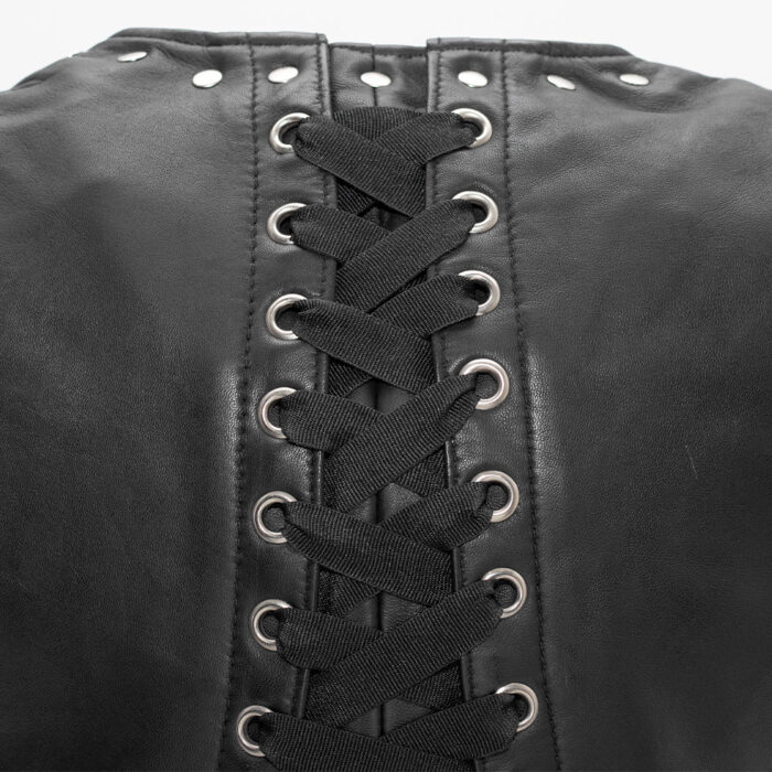 Empress Women's Motorcycle Leather Vest - Image 3