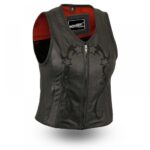 Stardom Motorcycle Leather Vest (ONLY IN XS)
