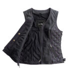 Bandida Women's Motorcycle Leather Vest - Image 3